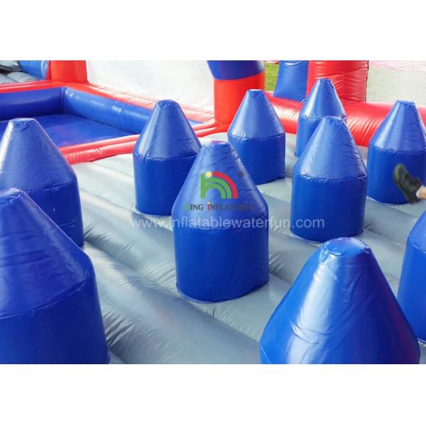 Great Challege Extreme Jungle Gym Inflatable Sports Games / Outdoor Obstacle Course