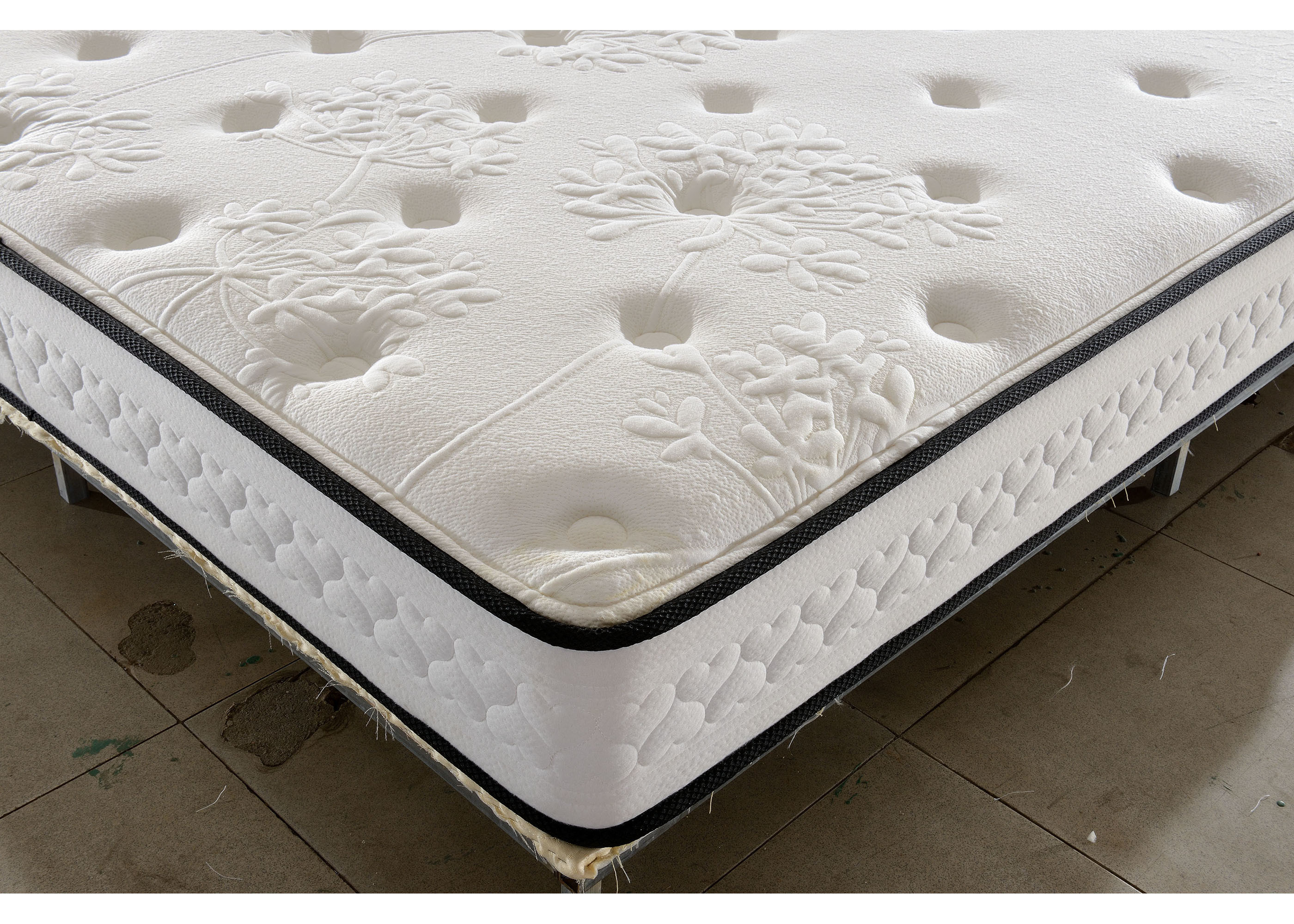Comfortable Spring Bed Mattress Knitted Fabric ISO9001 Certification