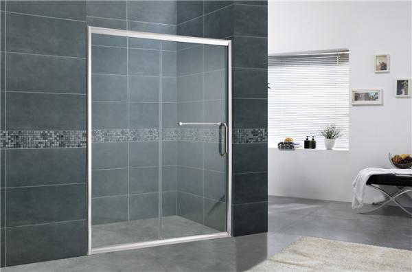 Aluminum Alloy Bathroom Shower Screens Tempered Glass Moving Door for Home /