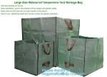 Outdoor Large Capacity Garden Gallon Waterproof Green Lawn PE Woven Waste Bags,