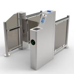 Indoor Pedestrian Access Control turnstile gate 304 Stainless Steel