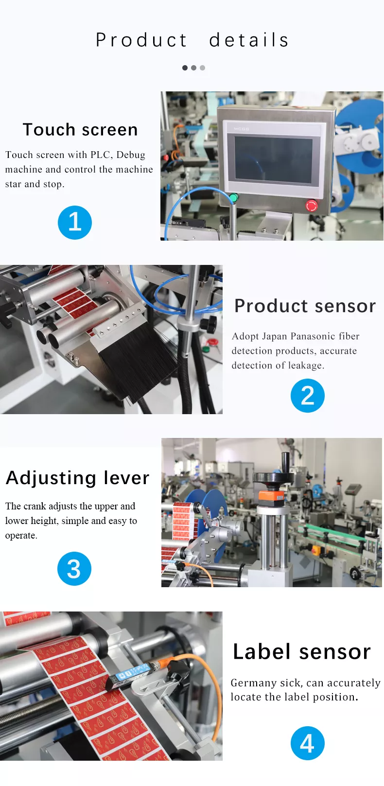 Free Replacement Automatic Assembly Line Labeling Head for Box Side Labeling Machine