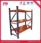500kgs 5.5m Warehouse Metal Racks Red 3 Layer Steel Rack