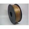 Buy cheap 3D Printer Golden Filament ABS, Diametre 1.75mm 1kg test sample plastic printing from wholesalers