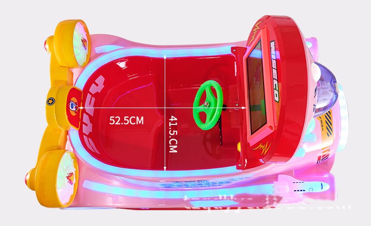 Kiddie Electric Swing Ride Amusement at Carnival Rides with Picture and Coin Operated