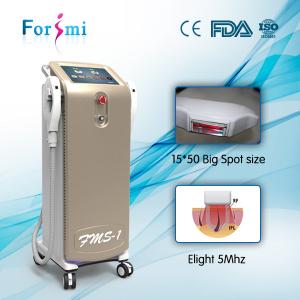 Wholesale 2 handles big spot siez 15inch screen hair removal laser shr ipl machine for sale from china suppliers
