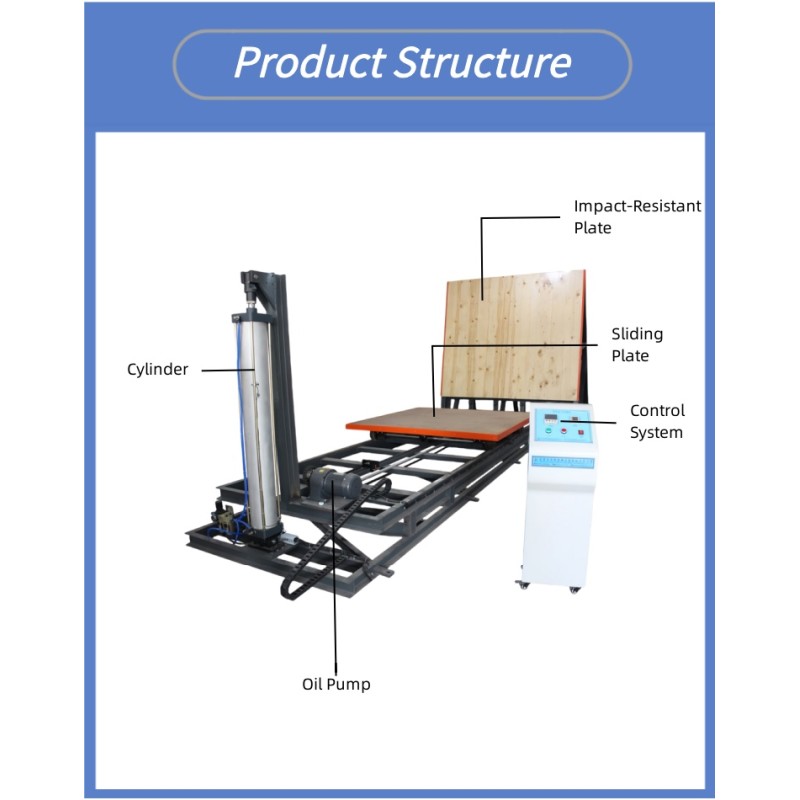 Simulated Packaging Transportation for Test Equipment Slope Resistance Impact Carton Box Incline Impact Machine
