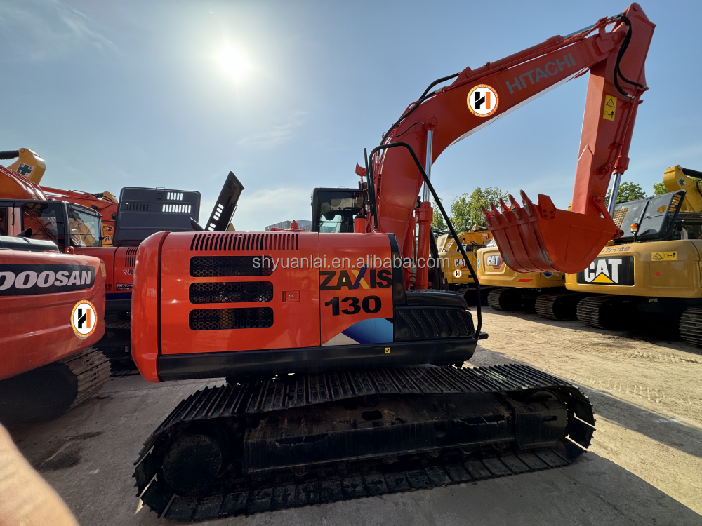 High Safety Hitachi Excavator ZX130 with Original Hydraulic Pump and Sturdy Arms
