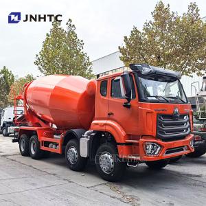 Wholesale Howo Concrete Cement Mixer Truck 8X4 380HP 12 Wheel Euro 2 4 High Quality from china suppliers