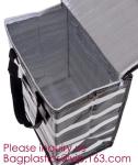 Portable Waterproof Cartoon Flamingo Animal Print Foil Inside Thermal Insulation