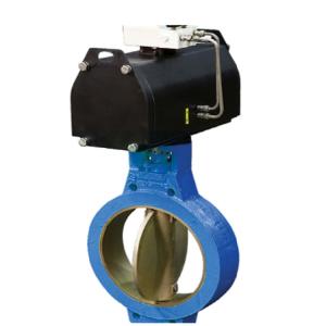 Wholesale Chinese Actuator with Keystone Butterfly Valve Figure 990 Ø 200 mm and ASME 125/150 AS 2129 Table E PN 10/16 BST'E Flange Accommodation from china suppliers