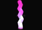 Festival Inflatable Lighting Decoration Wave Tube Red / Green / Blue Color