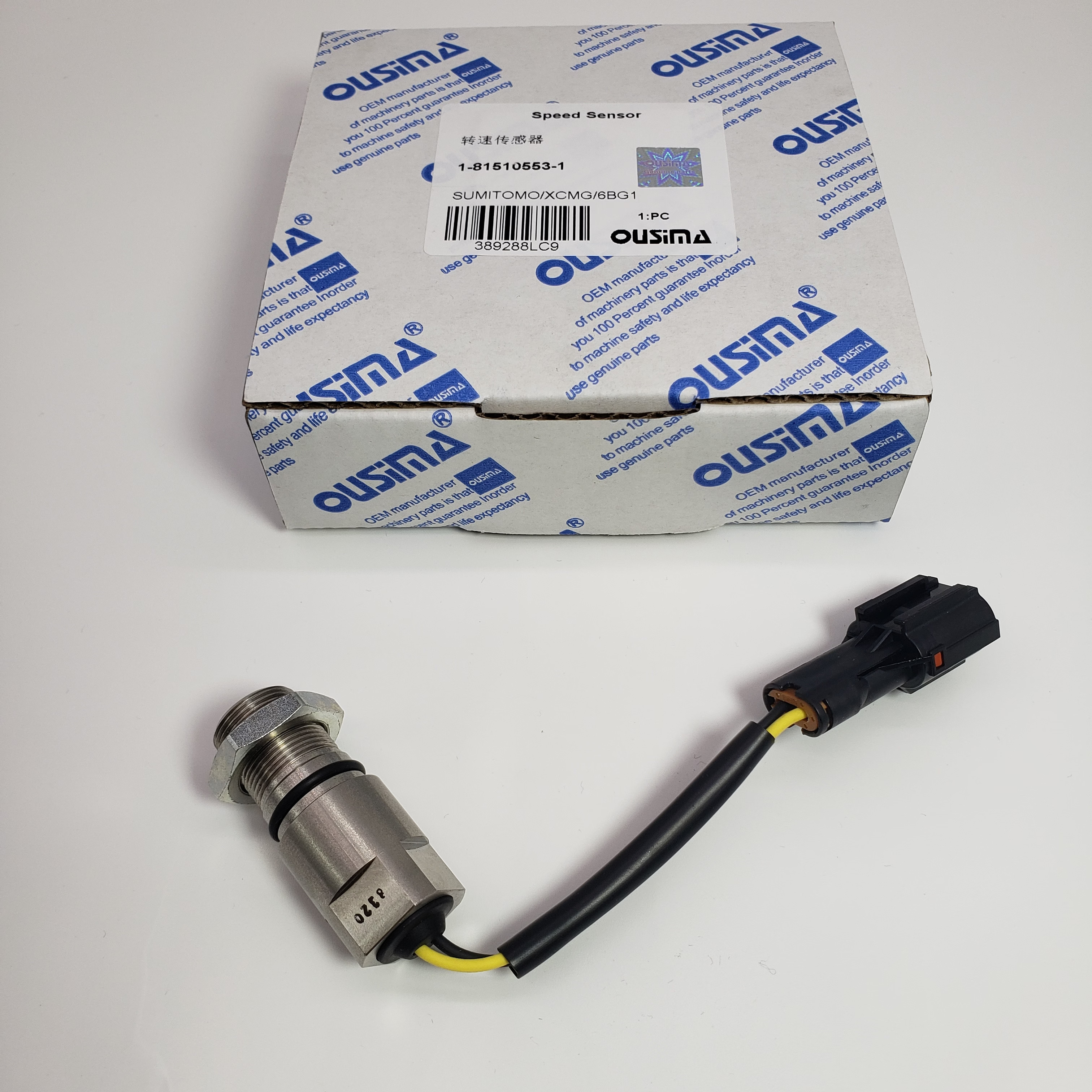 OUSIMA Speed Sensor 1-81510553-1 181510-5531 B240600000331 Revolution Sensor For XCMG SUMITOMO 6BG1 SH200