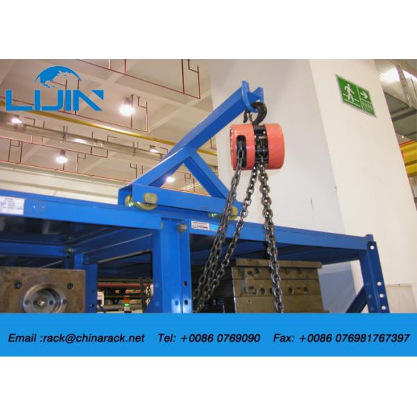 Anti Corrosion Q235b Material 4 Tier Mould Storage Racks For Warehouse