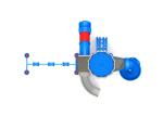 Galvanized steel pipe small size non-toxic castle style outdoor playground for