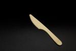 Hotel Restaurant Bamboo Knives Forks And Spoons Set Long 168mm Natural Color
