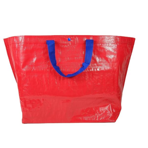 Customised folding reusable fashion pp woven full printing laminated shopping