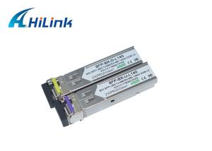 Wholesale 1000 BASE -BX Fiber Optic Sfp Module WDM Transceiver 1.25G 1490/1550nm DOM BiDi SFP LC from china suppliers