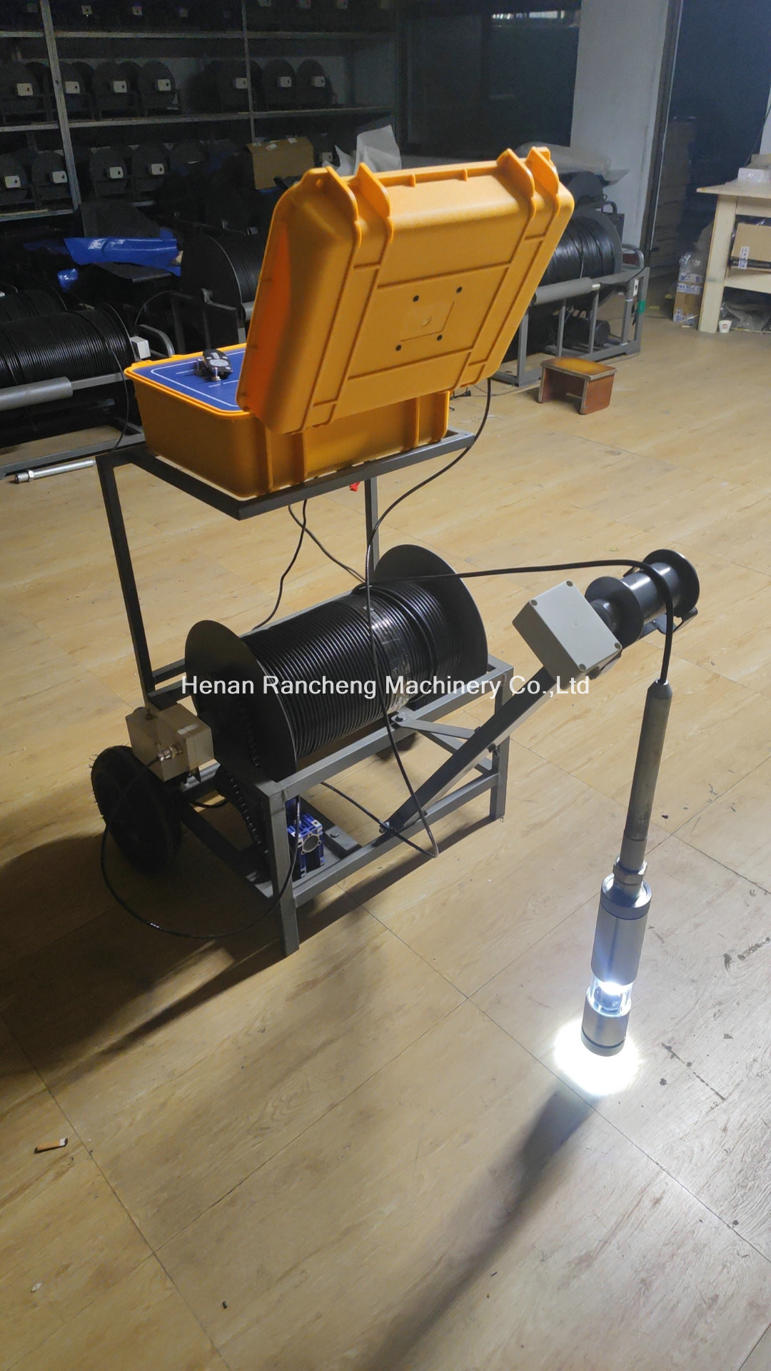 500m Depth Deep Borehole Well Underwater Inspection Camera