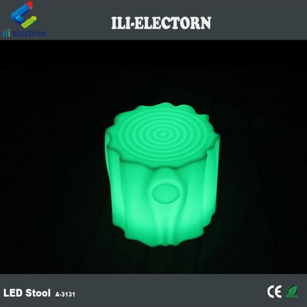Stylish Muti-Color RGB Illuminated LED Glowing Stool Waterproof IP65
