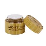 OEM Skincare Bamboo Cosmetic Packaging Electroplate 50g Bamboo Cream Jar