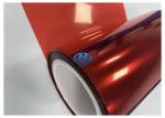 50 μm Red PET Acrylic Adhesive Film for Metal Plastic Glass in 3C industries
