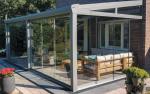 Customized Roof Ready To Ship Veranda Aluminum Glass Greenhouse For Office