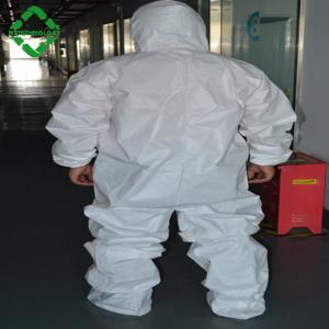 Wholesale Waterproof White Disposable Microporous Coveralls L from china suppliers