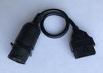 J1939 Type 1 Deutsch 9-Pin Male to J1962 OBD2 OBDII 16 Pin Male Cable