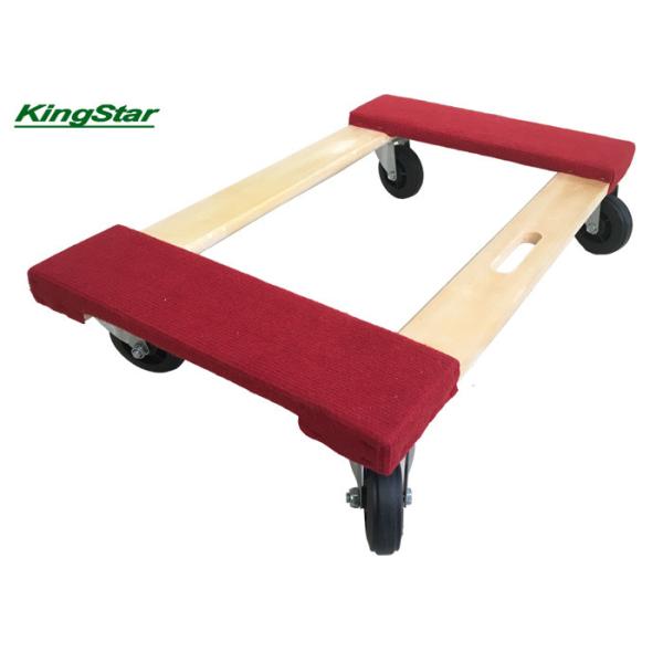 Swivel Wheel Carpeted Moving Dolly , Carpet Rolling Furniture Dolly MD12FC