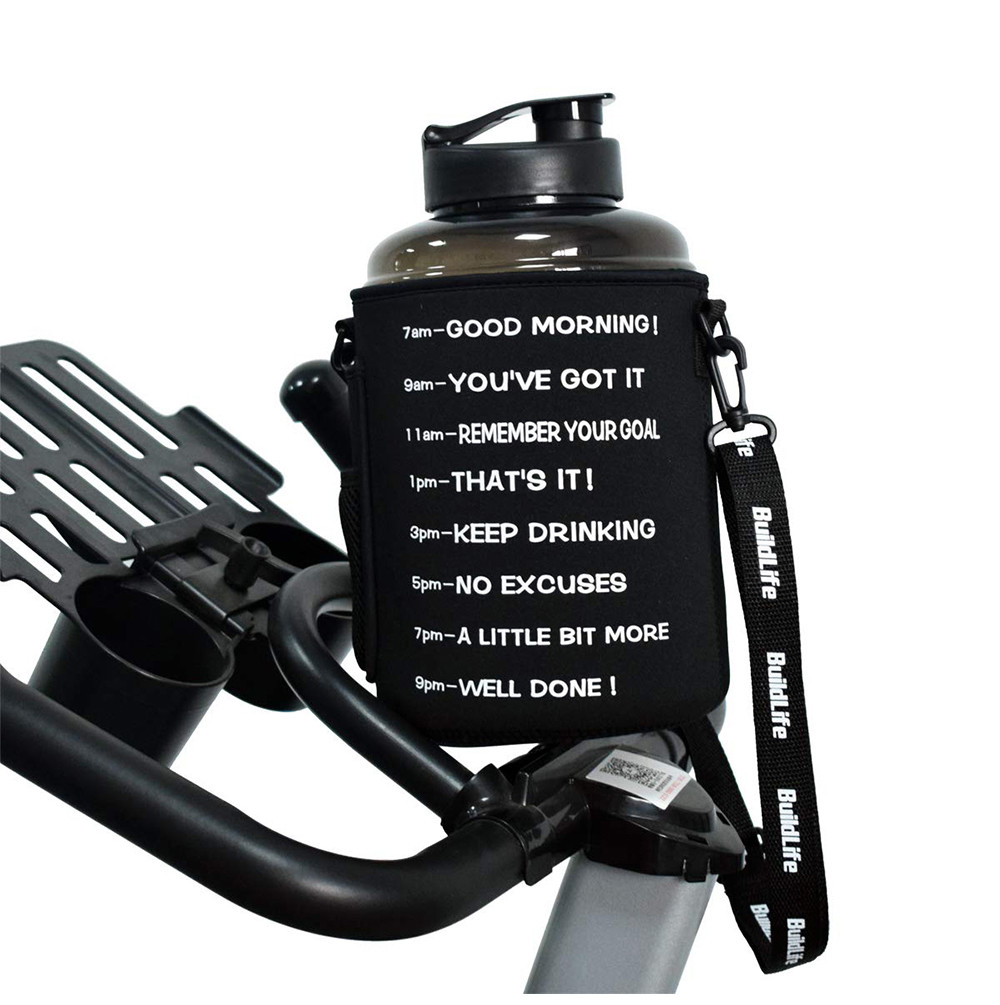 Multipurpose Neoprene Water Bottle Sleeve With Time Marker