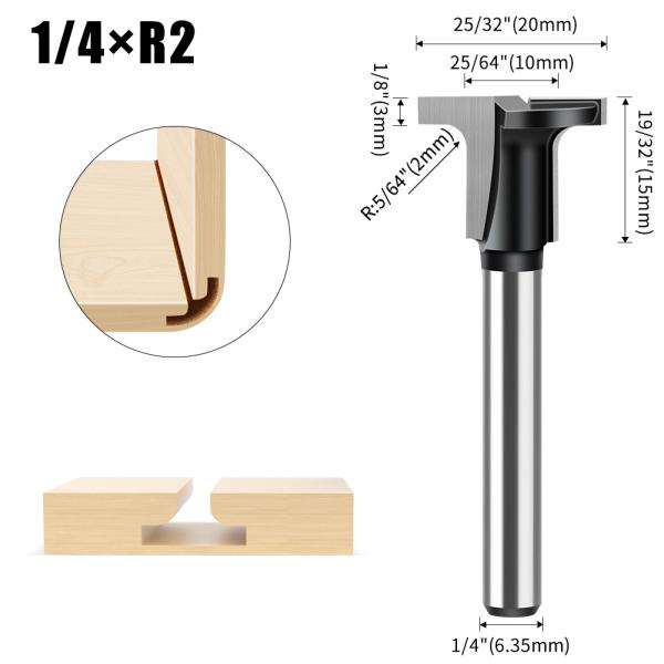 Carbon Crystal Plate Arc Bending Integrated Forming Tool for Trimming Machines Router Bit T-shaped Bending Bit Wood Decoration