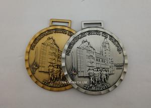 Wholesale Marathon Running Award Medals By Stamping , Full Relief Zinc Alloy Enamel Medals from china suppliers