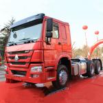 Customized Tractor Trailer Truck 6x4 Right Hand Drive 91km/H Max Speed
