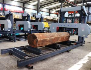 Wholesale Portable Automatic Sawmill Machine Horizontal Band Sawmill For Hardwood Logs Cutting from china suppliers