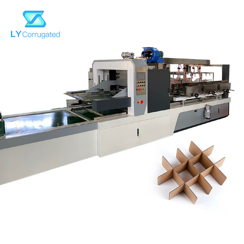 Clapboard Carton Box Machine , 70mm-250mm corrugated partition assembler machine