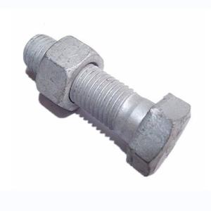 Wholesale Carbon Steel Power Line Fittings Hot Forged HDG Hex Bolt And Nut Grade 6.8 from china suppliers