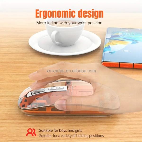 RECHARGEABLE Wireless Ergonomic Mouse for Computer Laptop 2.4G Backlight Wired Mouse