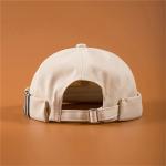 High Quality Embroidered Rolled Caps,Customized Plastic Buckle Docker Caps