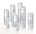 Wooden Clear Airless Pump Bottles 15ml 10ml Serum Pump Dispenser Fine Mist Spray