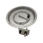 20lb 36 Inch Fire Pit Pan SUS304 Gas Fireplace Burner Pan