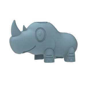 Wholesale Pantone Colors Bathtub Water Spout Cover BPA Free Cartoon Cute Rhino Shape from china suppliers