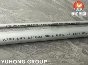 Wholesale ASTM A790 S31803 Super Duplex Stainless Steel SMLS Pipe High Corrosion Resistance from china suppliers
