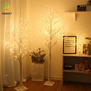 Wholesale Nordic Simple Birch Luminous Tree Colored Lights For Restaurant Bedroom Broadcast Room Decoration from china suppliers