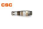 SANY 215-8 Excavator Spare Parts Rotary Relief Valve Silver Color OEM