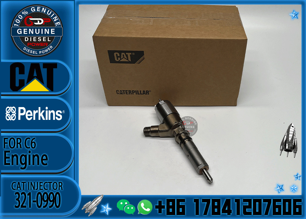 New Diesel Fuel Injectors nozzles 321-0990 2645A743 10R-7668 2645A705 2645A709 injector for Caterpillar C6.6 Perkins 110