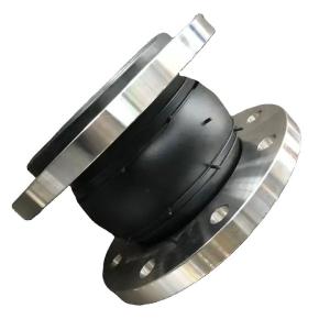 Wholesale 12 Inch Rubber Expansion Joint For Pipe Din Pn16 Dn100 Dn200 Carbon Steel Galvanised Flange Epdm Drainage from china suppliers