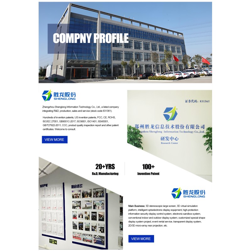 3x3 Outdoor Interactive Video Wall LED Display Advertising Screen 3D Indoor Immersive LED Screen Price