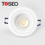 92mm Pure Aluminium 6w LED Recessed Downlight Fixture For Sloped Ceiling