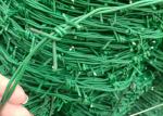 14x14 Green Pvc Razor Barbed Wire Secure Barbed For Fencing